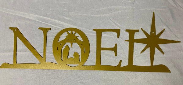 Noel Metal Sign