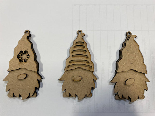 Wood Gnome ornament kit