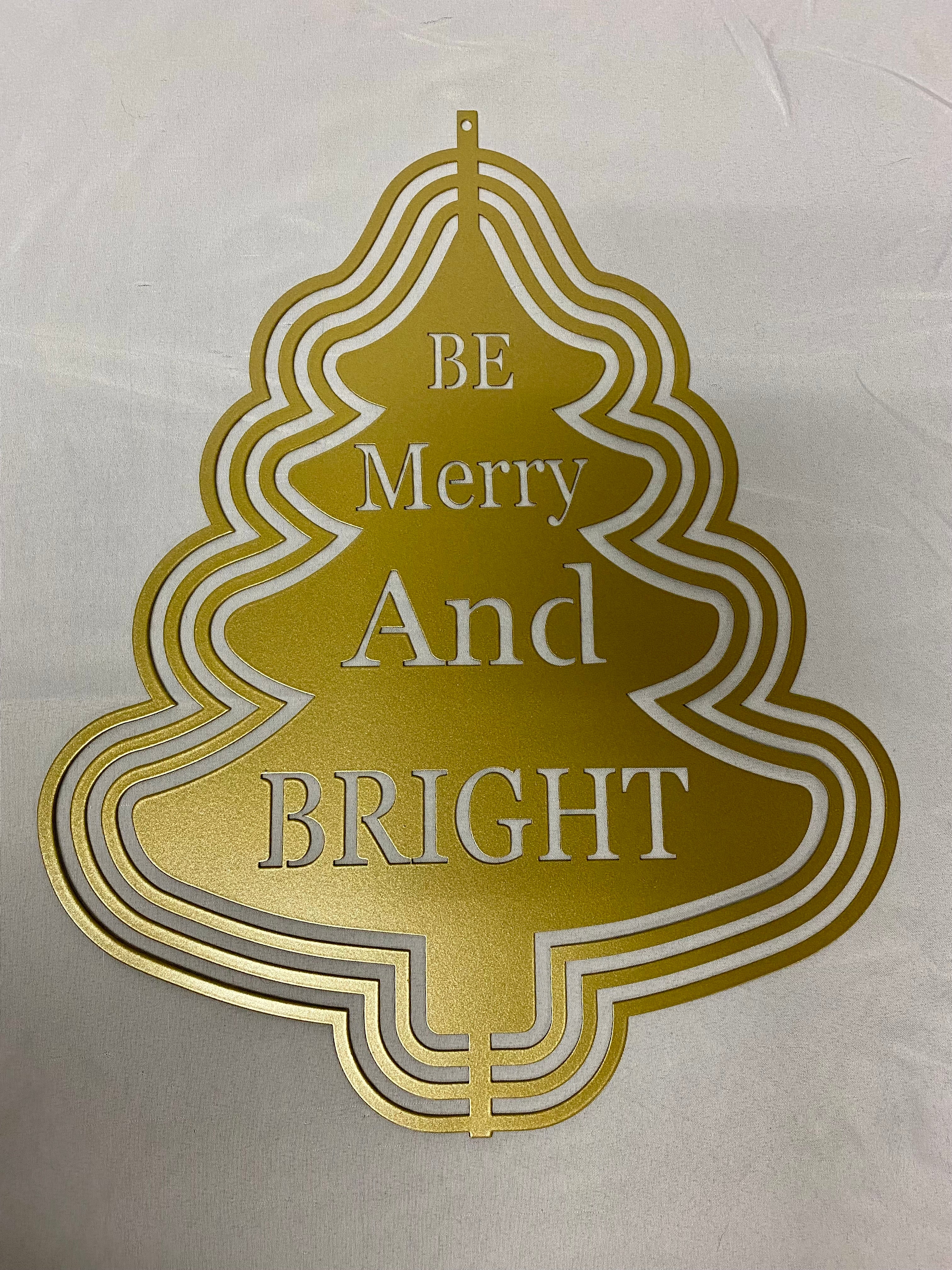 Merry & Bright Wind Spinner