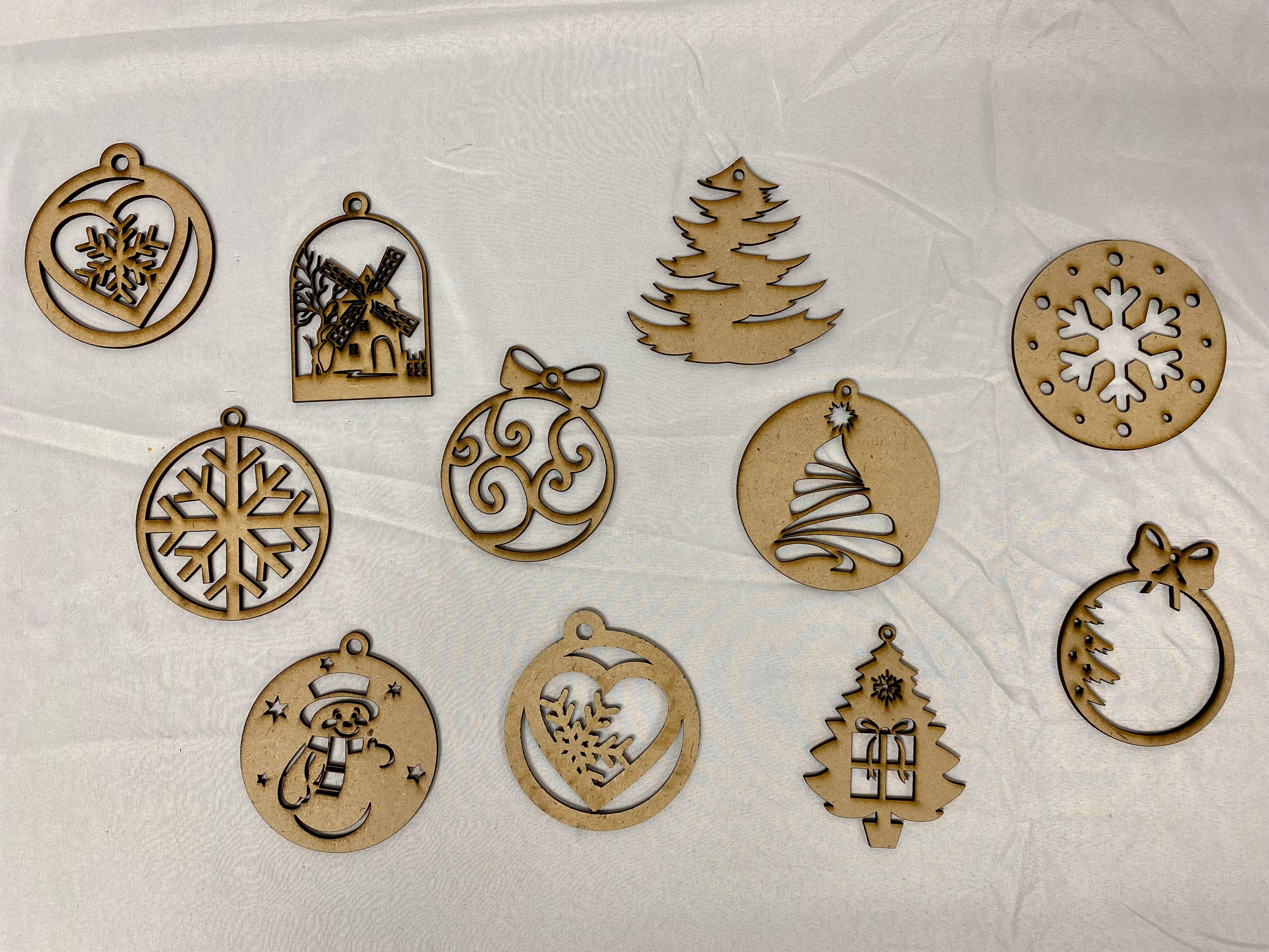 Wooden Christmas Ornaments