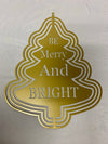 Merry & Bright Wind Spinner