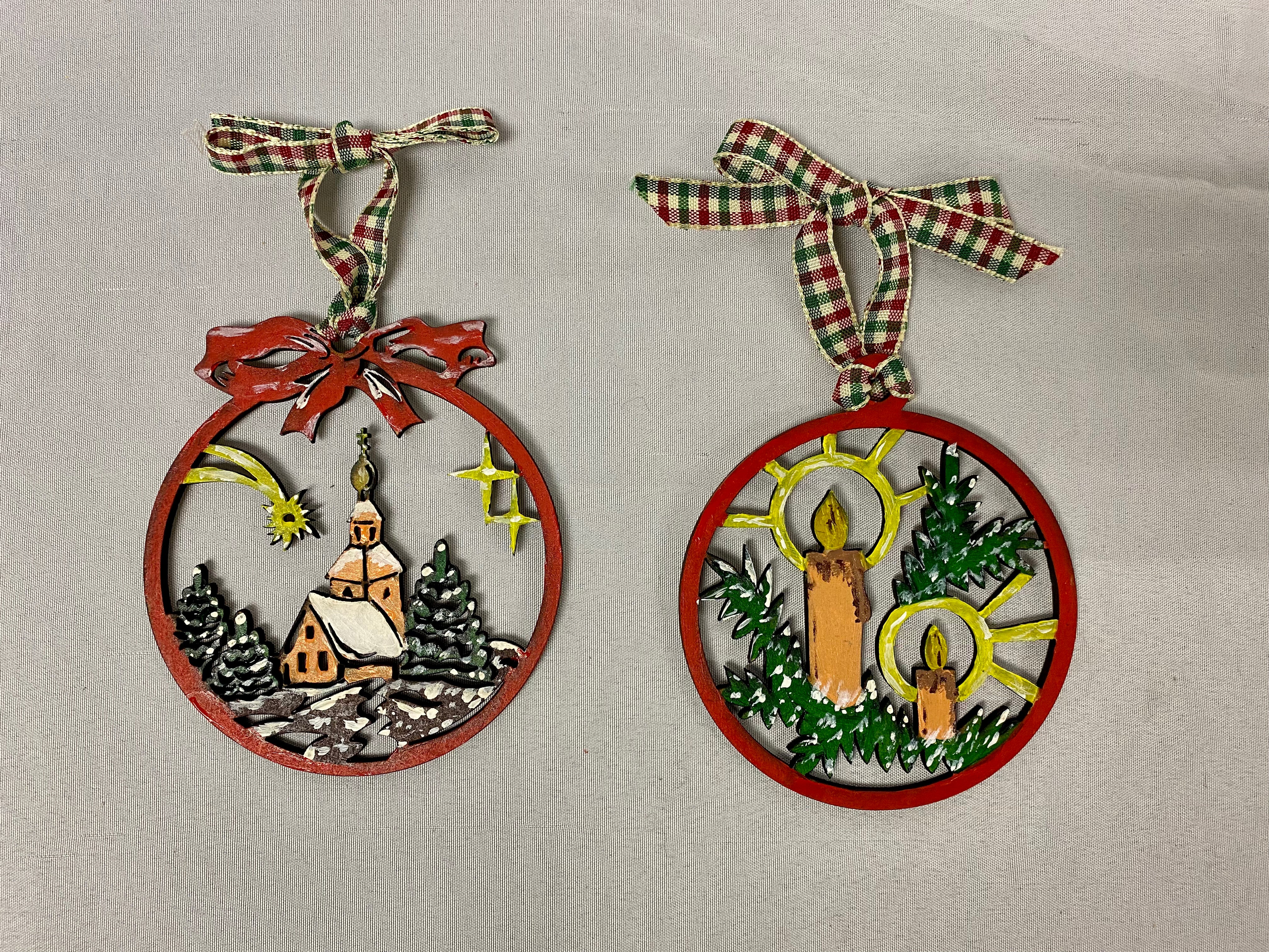 Wooden Christmas Ornaments