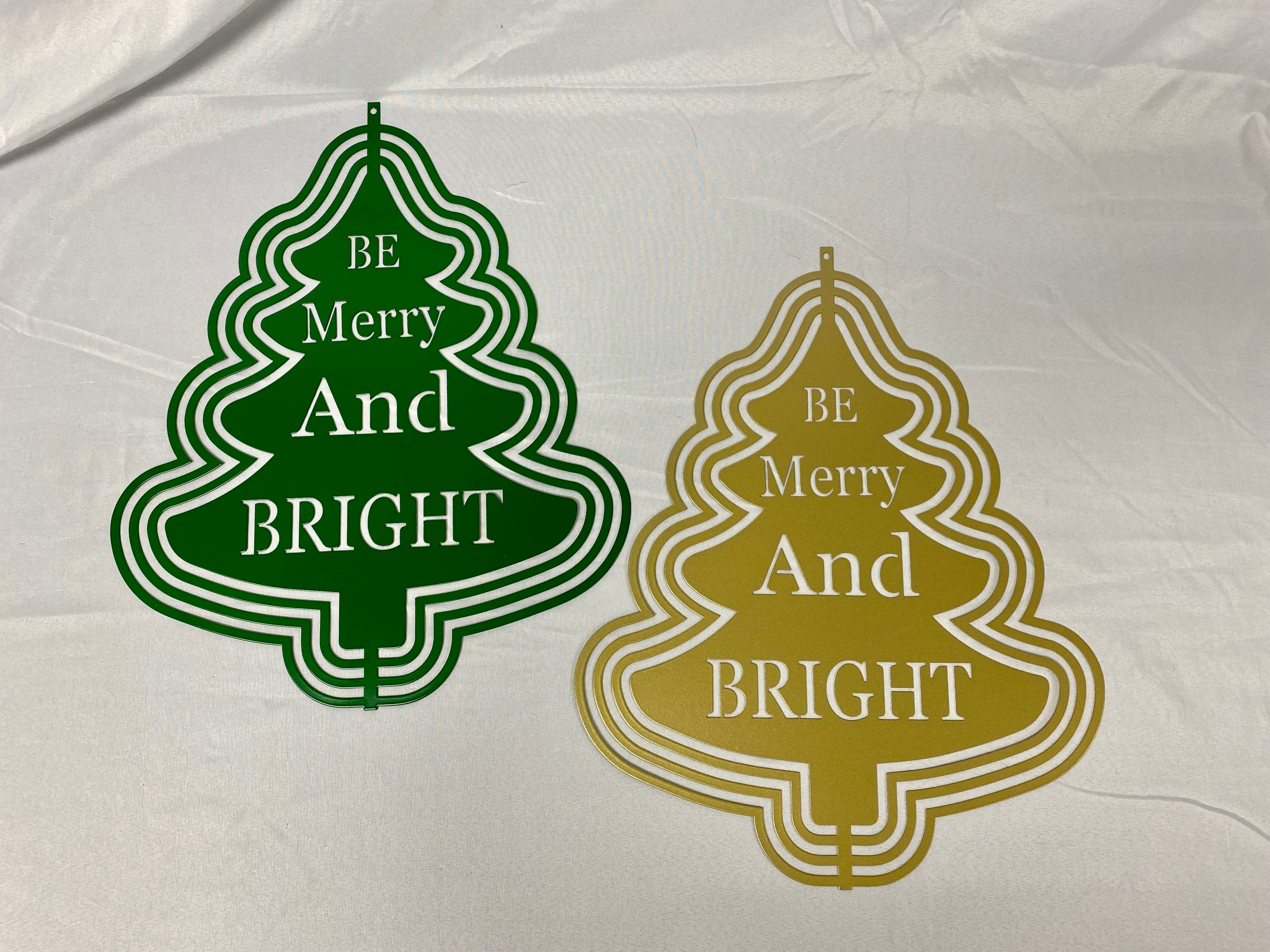 Merry & Bright Wind Spinner