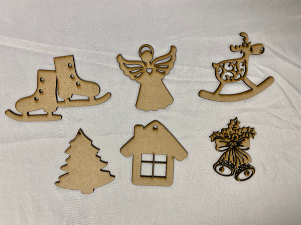 Wooden Christmas Ornaments
