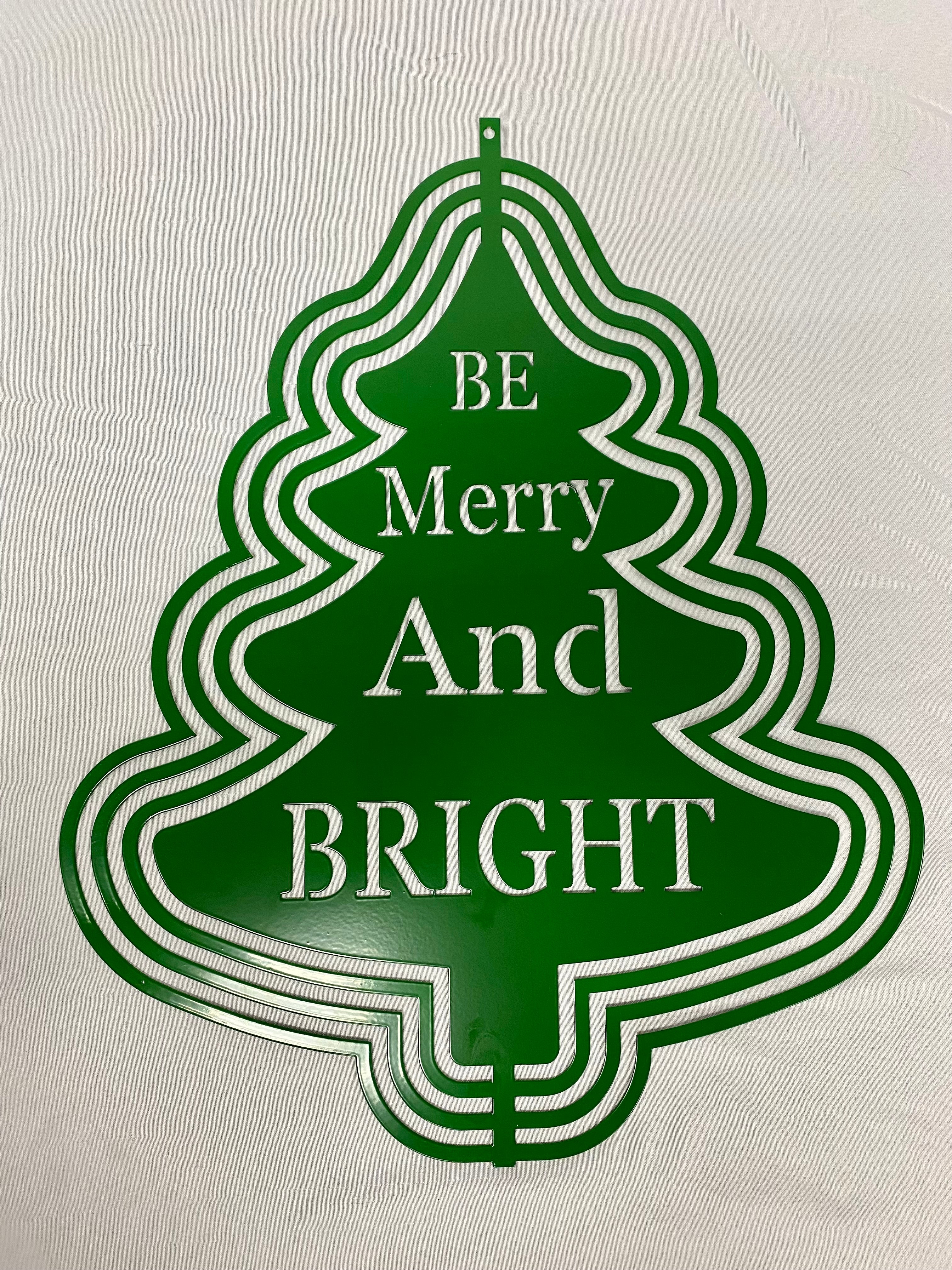 Merry & Bright Wind Spinner
